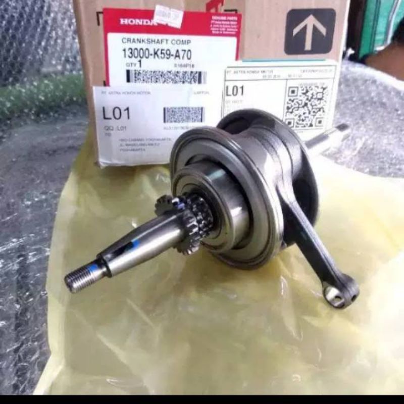(100 ORIGINAL) HONDA VARIO CRANKSHAFT ASSY CRANK SHAFT VARIO150 VARIO 150 VARIO150 100