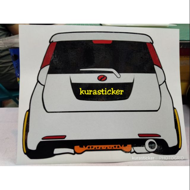 STIKER Gambar Kereta Alza | Shopee Malaysia