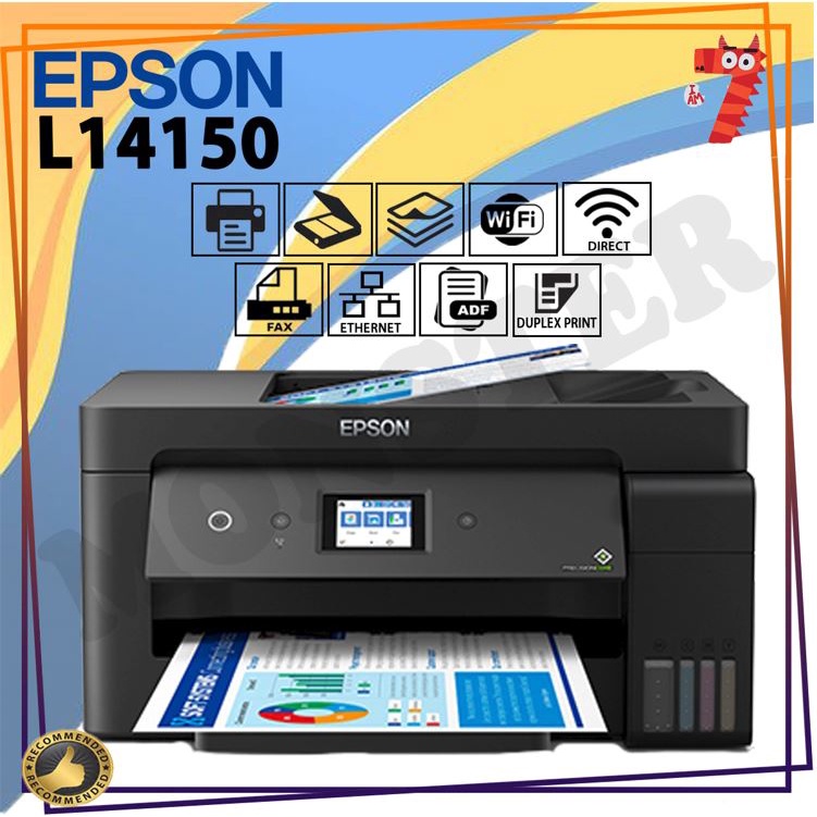 Epson EcoTank L14150 A4+ Wi-Fi Duplex Wide-Format All-in-One Ink Tank ...