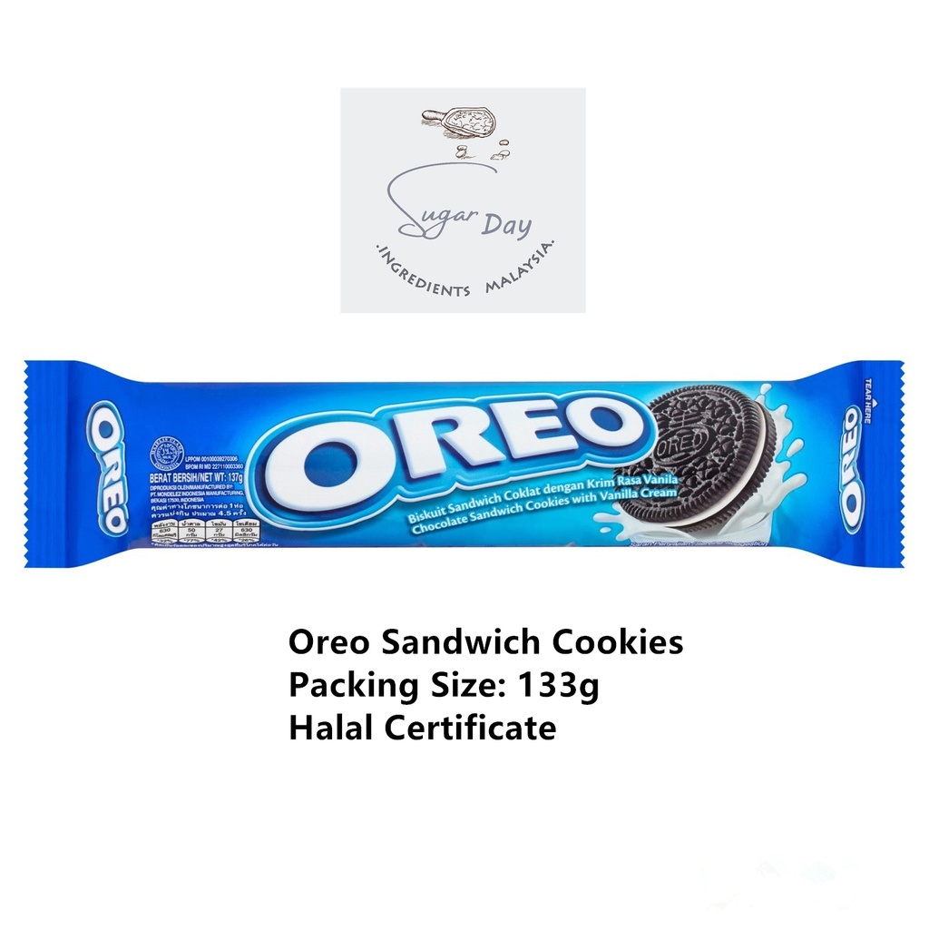 Oreo Sandwich Cookies 133g Shopee Malaysia