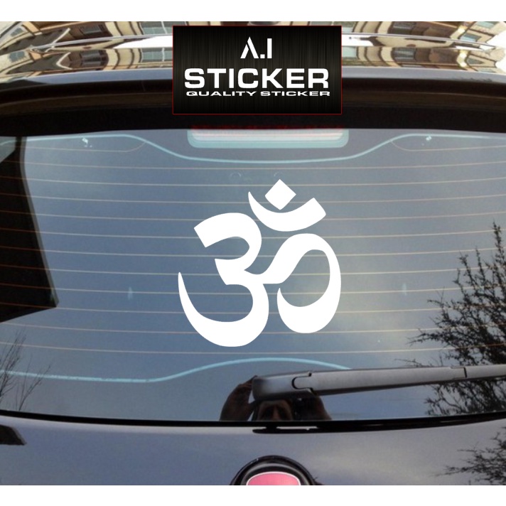 Om Sticker for car bike wall high quality | Shopee Malaysia