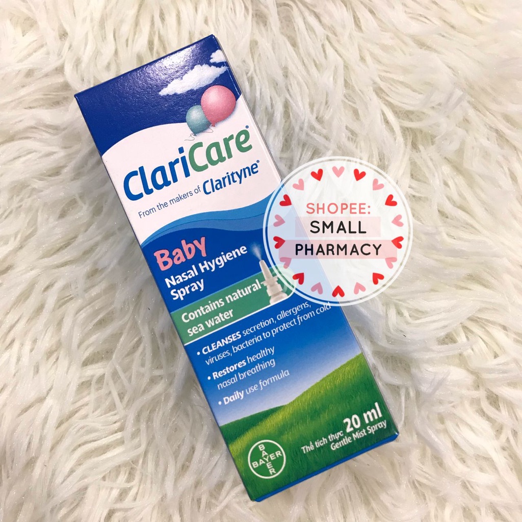 ClariCare Daily Nasal hygiene Spray Nasal Irritation & Blockage for