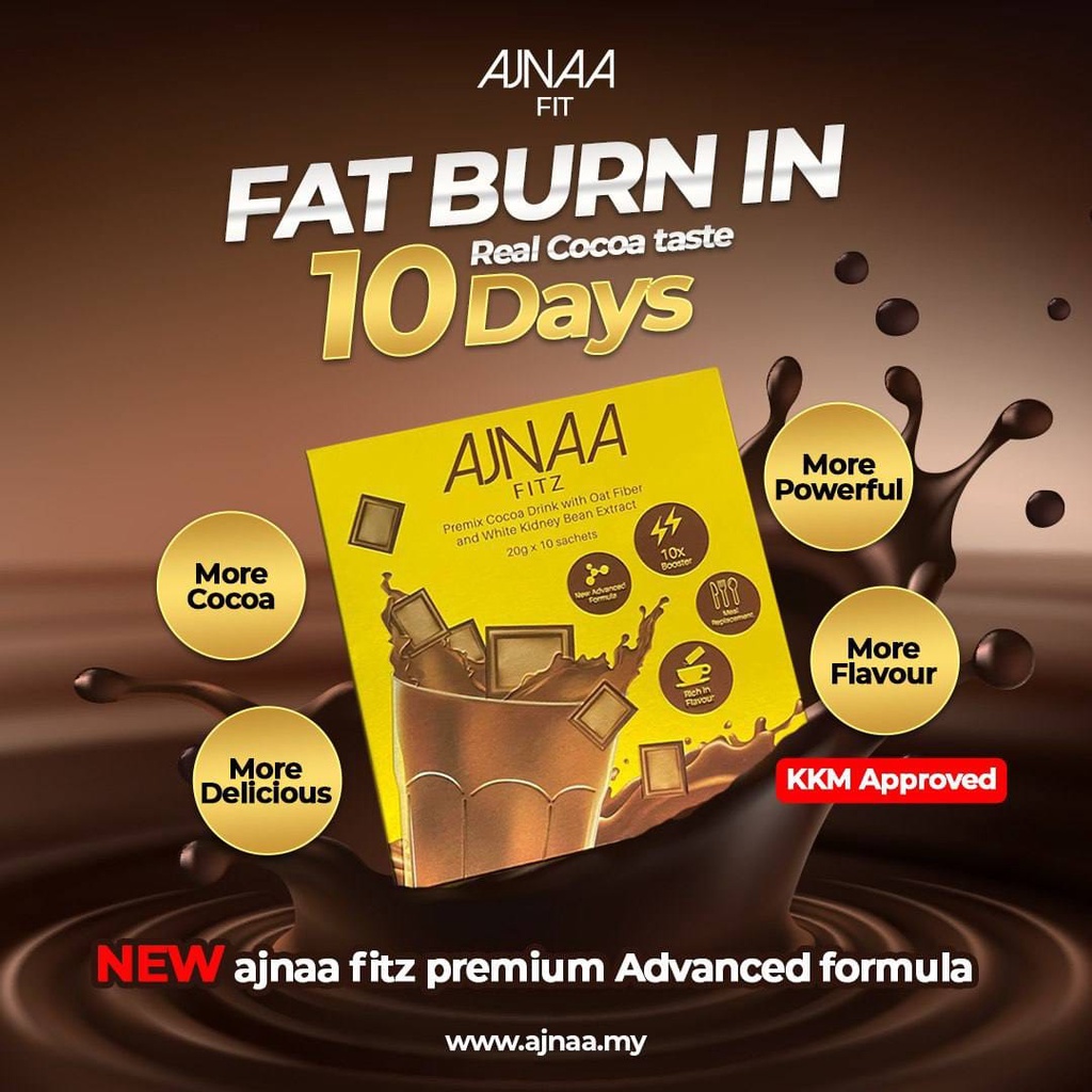 New Formula Lulus KKM Ajnaa Fitz Drink Choco Originalhq Original HQ ...