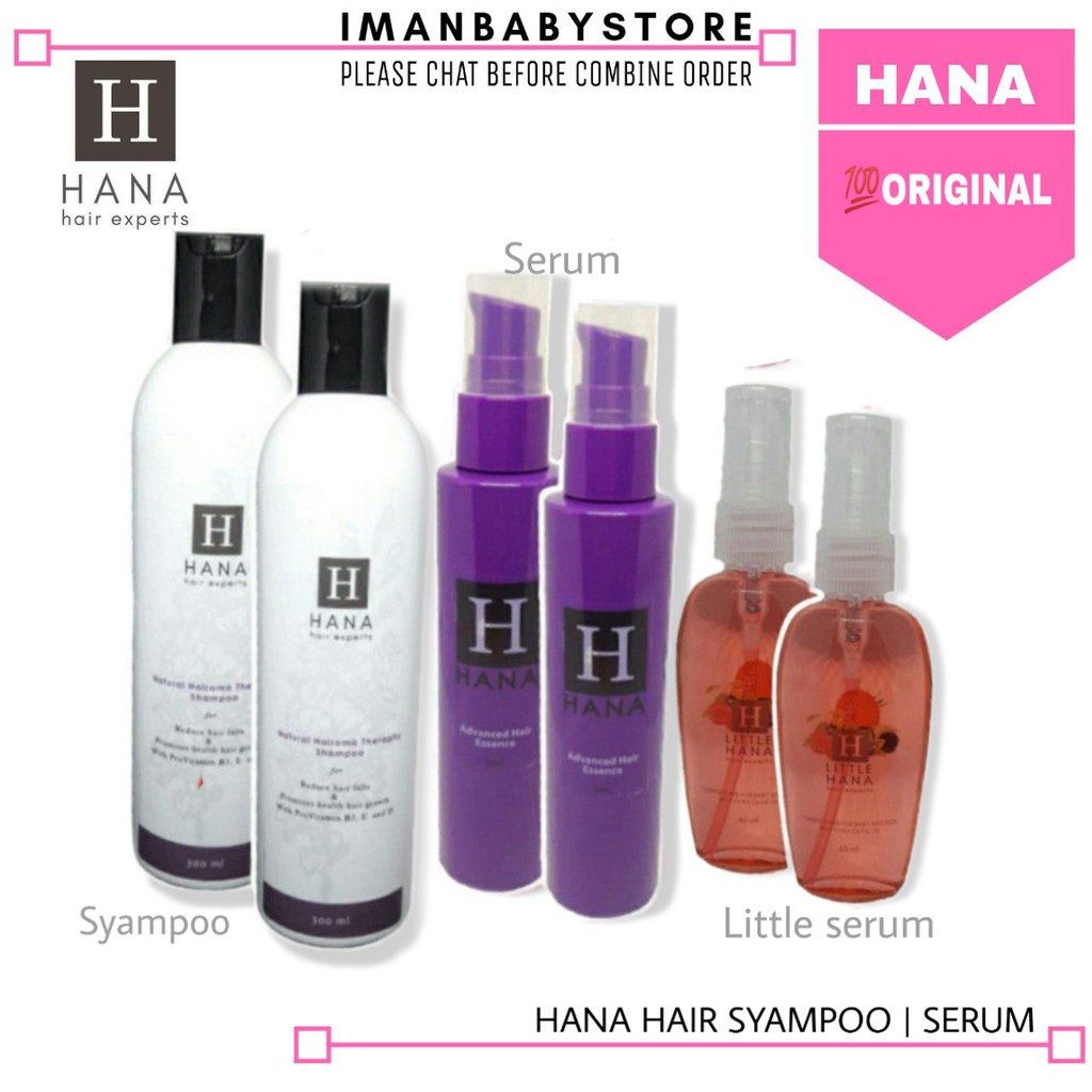 💥HANA💥Hair Serum Little Hana Serum Hana Syampoo Shopee Malaysia