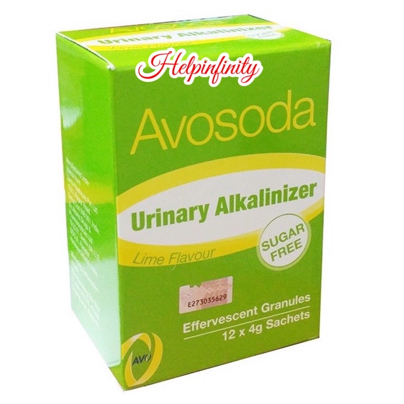 Avosoda Urinary Alkalinizer Effervescent Granules Lime Flavour 12x4g to ...