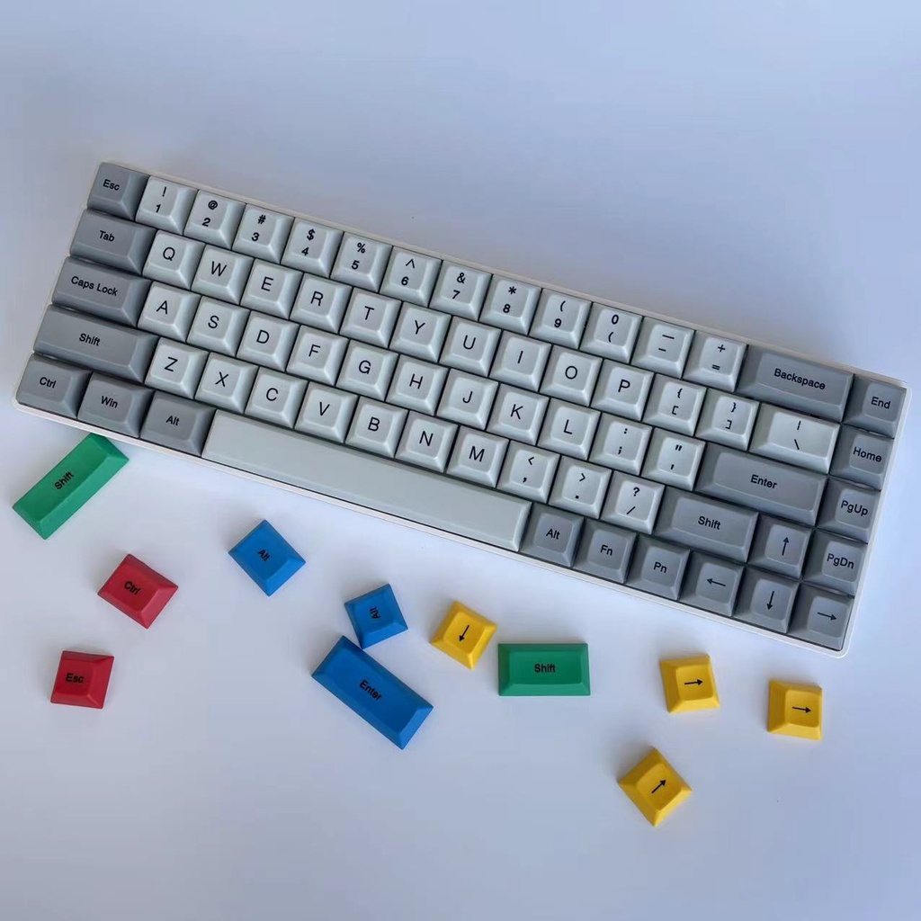VSA Grey Keycap for 68 Layout mechanical Keyboard | Shopee Malaysia
