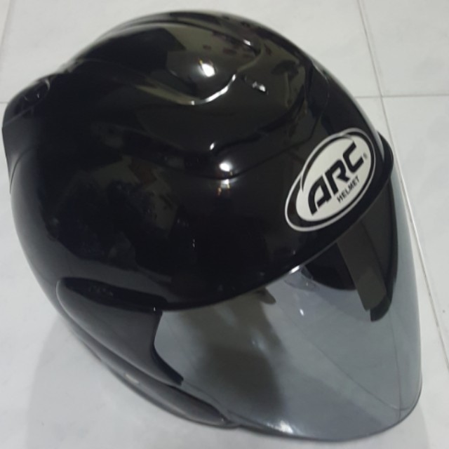 ARC RITZ Black (Open face helmet) | Shopee Malaysia