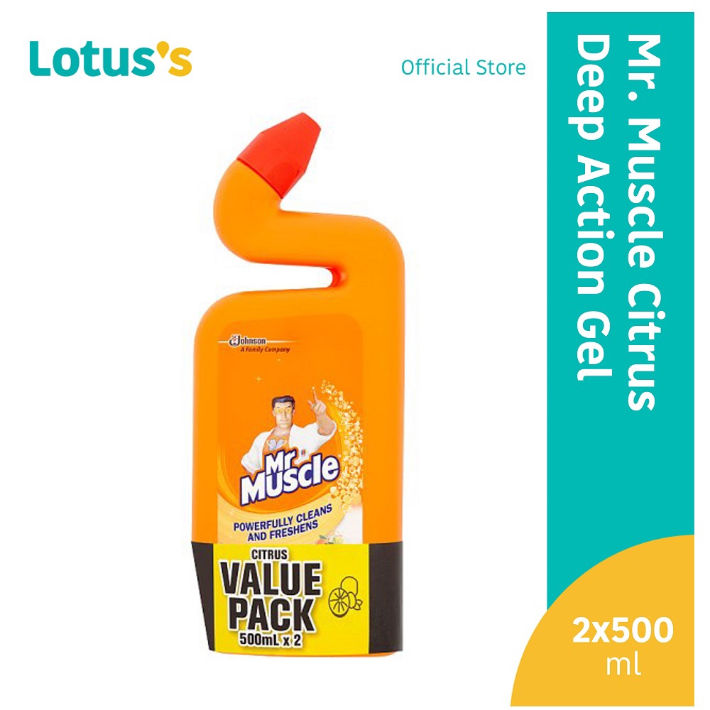 Mr Muscle Citrus Deep Action Gel 2 x 500ml Shopee Malaysia
