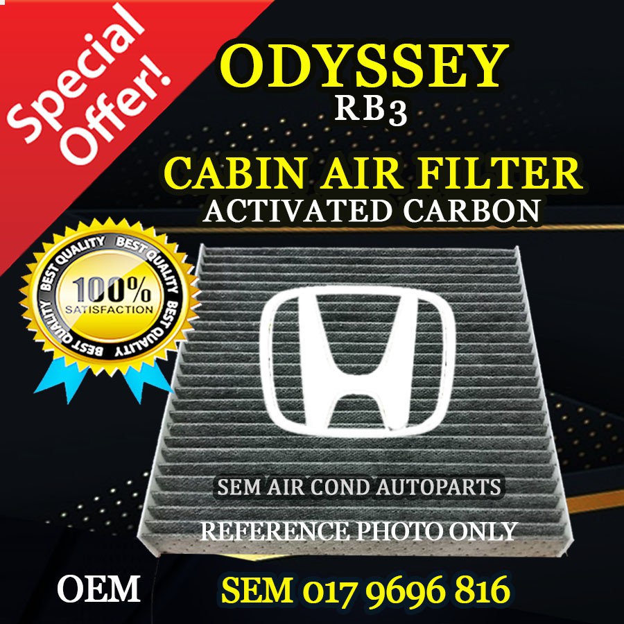 HONDA ODYSSEY RB3 OEM ACTIVATED CARBON CABIN AIR FILTER (CAR AIRCOND