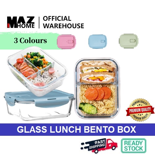Microwave Safe Heat-Resistant Glass Rice Lunch Box Fresh-Keeping Box ...