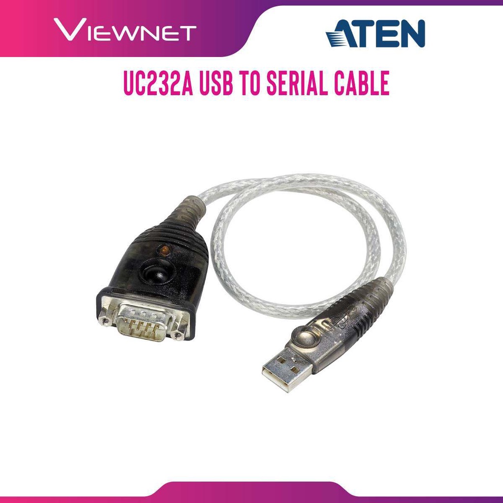 ATEN CABLE USB2.0 TO SERIAL RS-232 (UC232A) | Shopee Malaysia