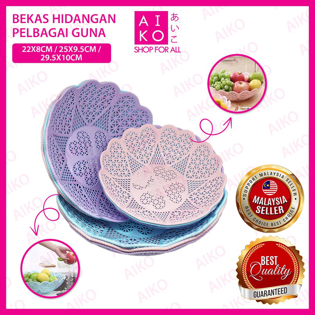 (AIKO)FOOD,FRUIT,CANDY TRAY /TRAY BUAH,JAJAN,MAKANAN (RANDOM COLOR ...