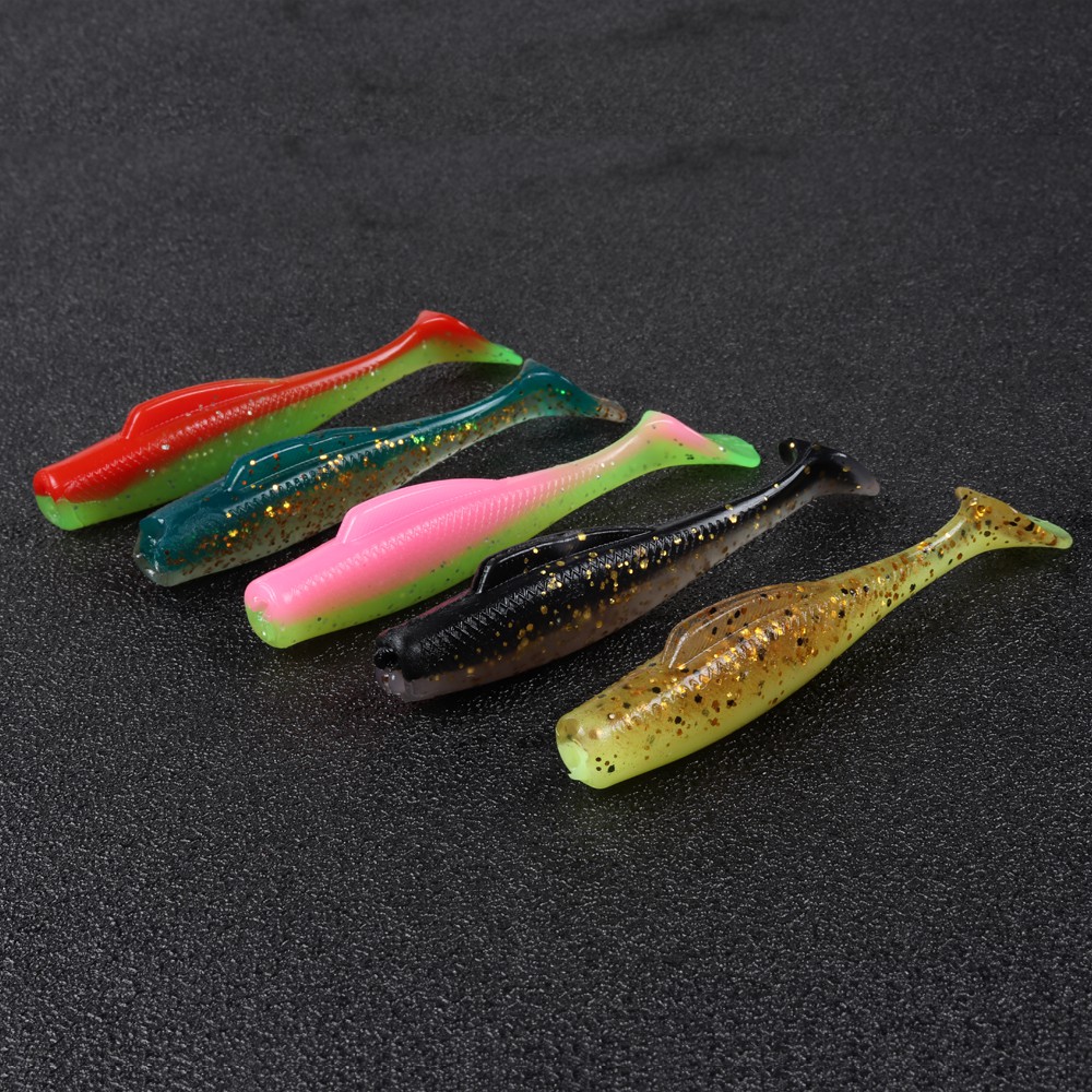 8cm 5g 6pcs Z-MAN MinnowZ 3 inch Soft Plastic Paddle Tail Swimbait Soft  Bait Fishing Lures 0X Tough ElaZtech Finesse TPD Floating Soft Worn