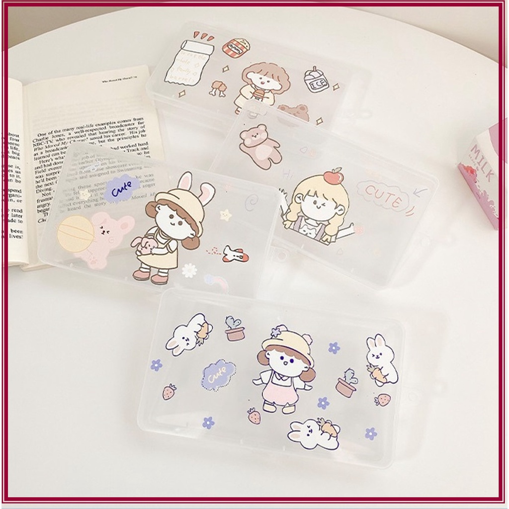 [1 PC] Cartoon Design Empty PP Transparent Plastic Box | Shopee Malaysia