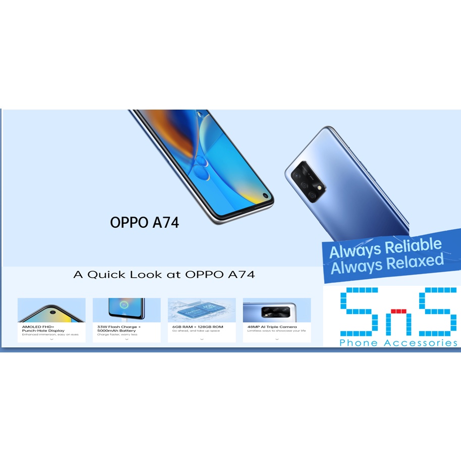 OPPO A74 CPH2219 6GB RAM + 128GB ROM Shopee Malaysia