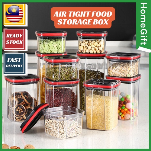 Air Tight Container Kitchen Food Storage Box Canisters I 厨房密封罐 | Shopee ...