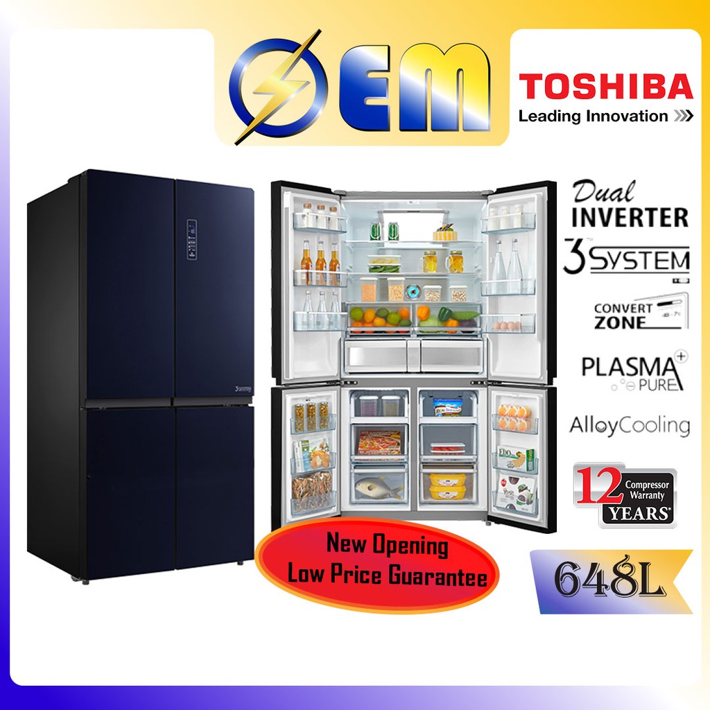 Toshiba deals 840l fridge