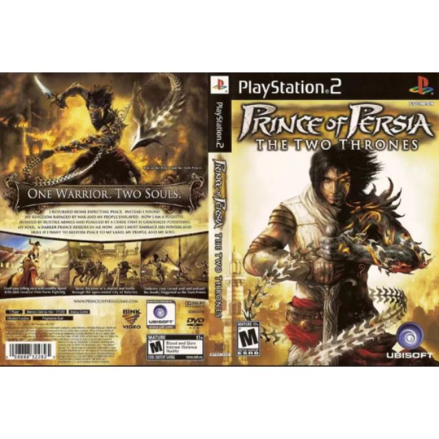 PRINCE OF PERSIA: THE TWO THRONES (PLAYSTATION 2 PS2)