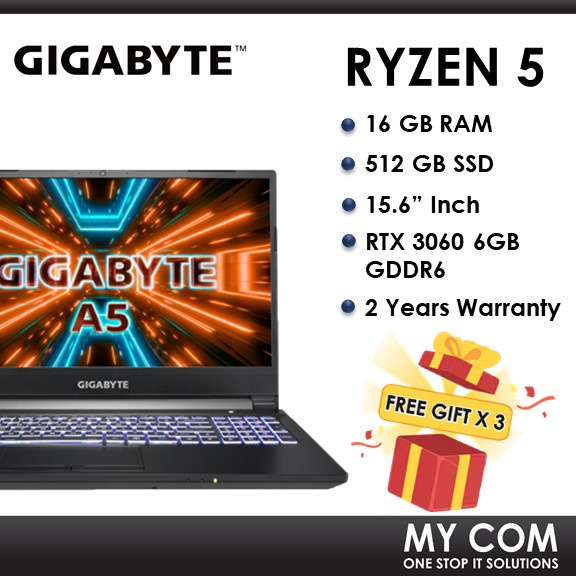 Gigabyte A5 K1 AMY1130SB 15.6