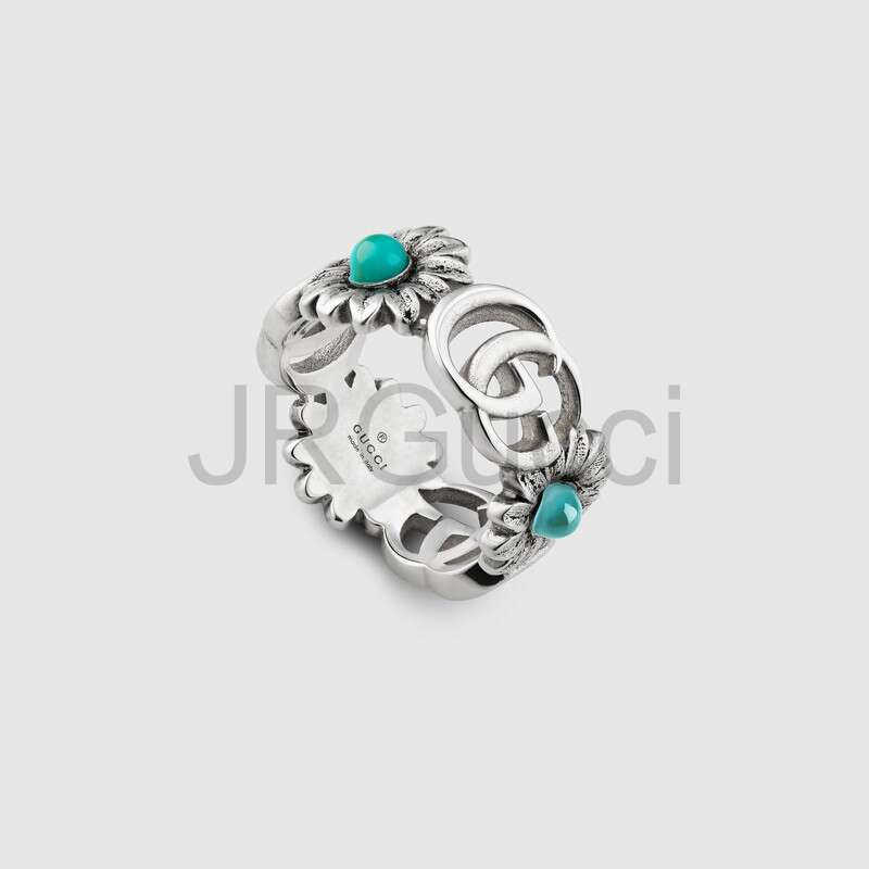 2022 new Gu c ci Double G Flower Ring Shopee Malaysia