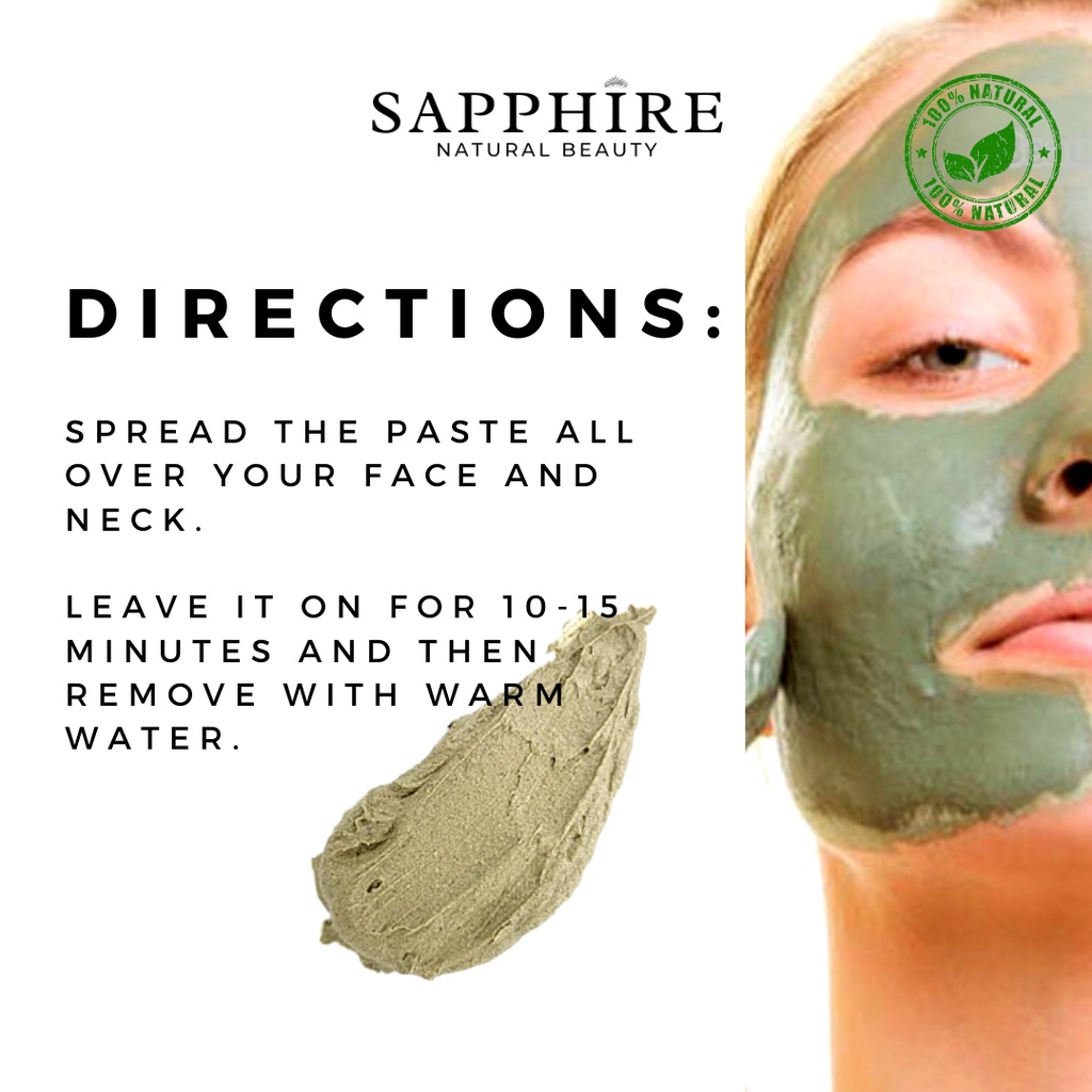 [Powder] Detox & Brighten Green Tea Powder Face Mask [FOR BLACKHEADS