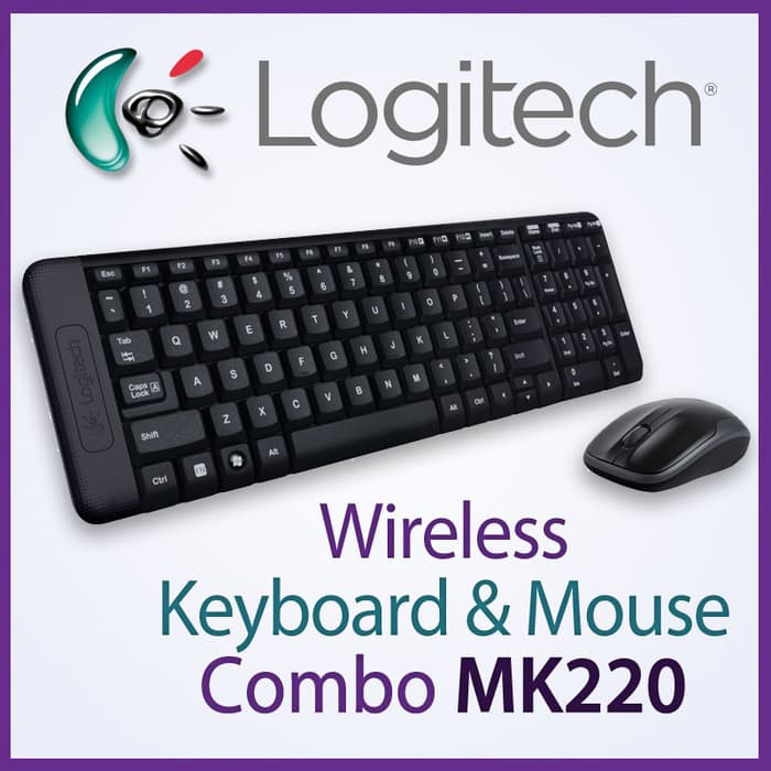 Logitech MK220 Wireless Combo MK 220 (Mouse + Keyboard) | Shopee Malaysia