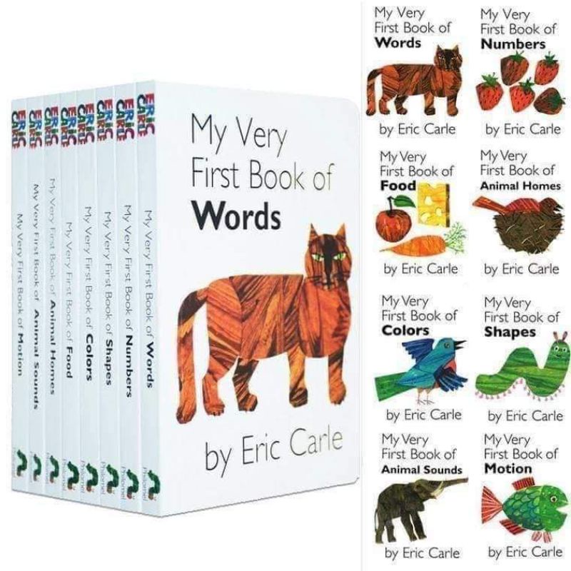 UK Genuine My Very First Library By Eric Carle 8 board books | Shopee ...