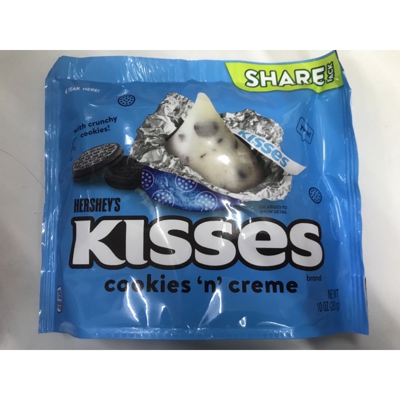 Hershey kisses Cookies n creme 283g | Shopee Malaysia