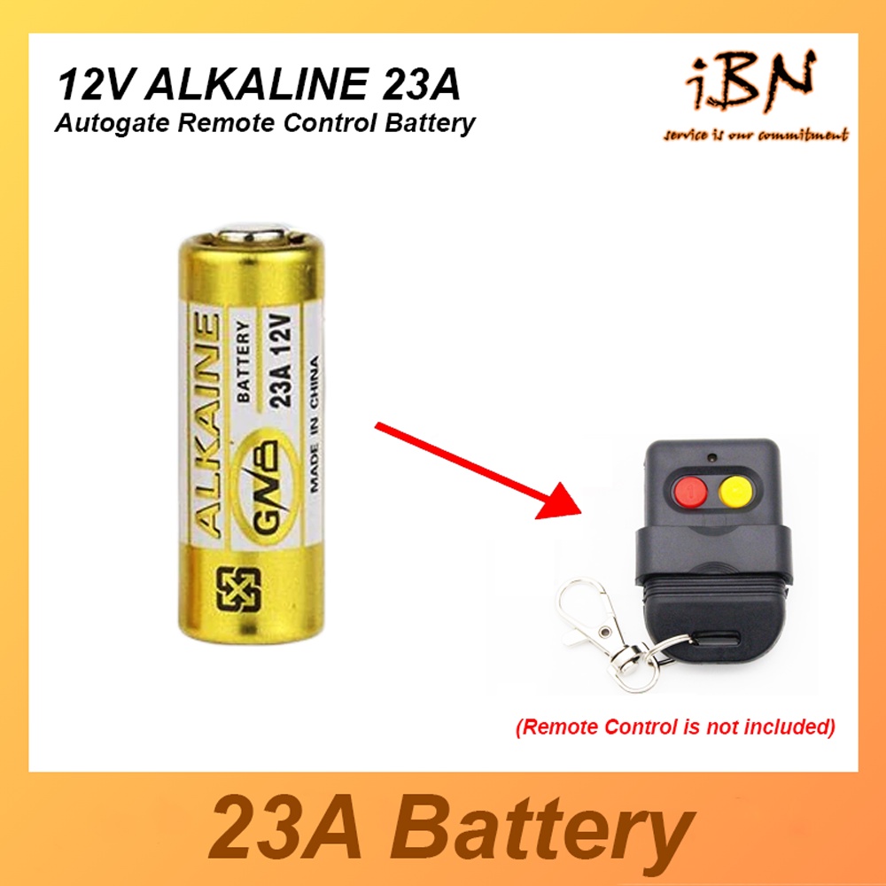 12V Alkaline Battery 23A For Remote Control Doorbell Toy Remote Control ...