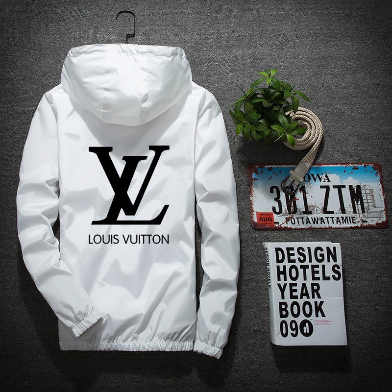 Louis vuitton white unisex hoodie for men women lv luxury brand clothing  clothes outfit 208 hdlux