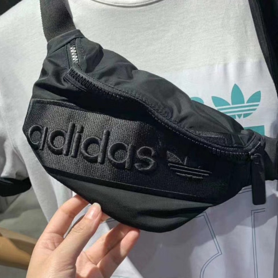 Adidas UNISEX Fashion Men Women Sling Bag Waist Bag Pouch PU Chest Bag Shopee Malaysia