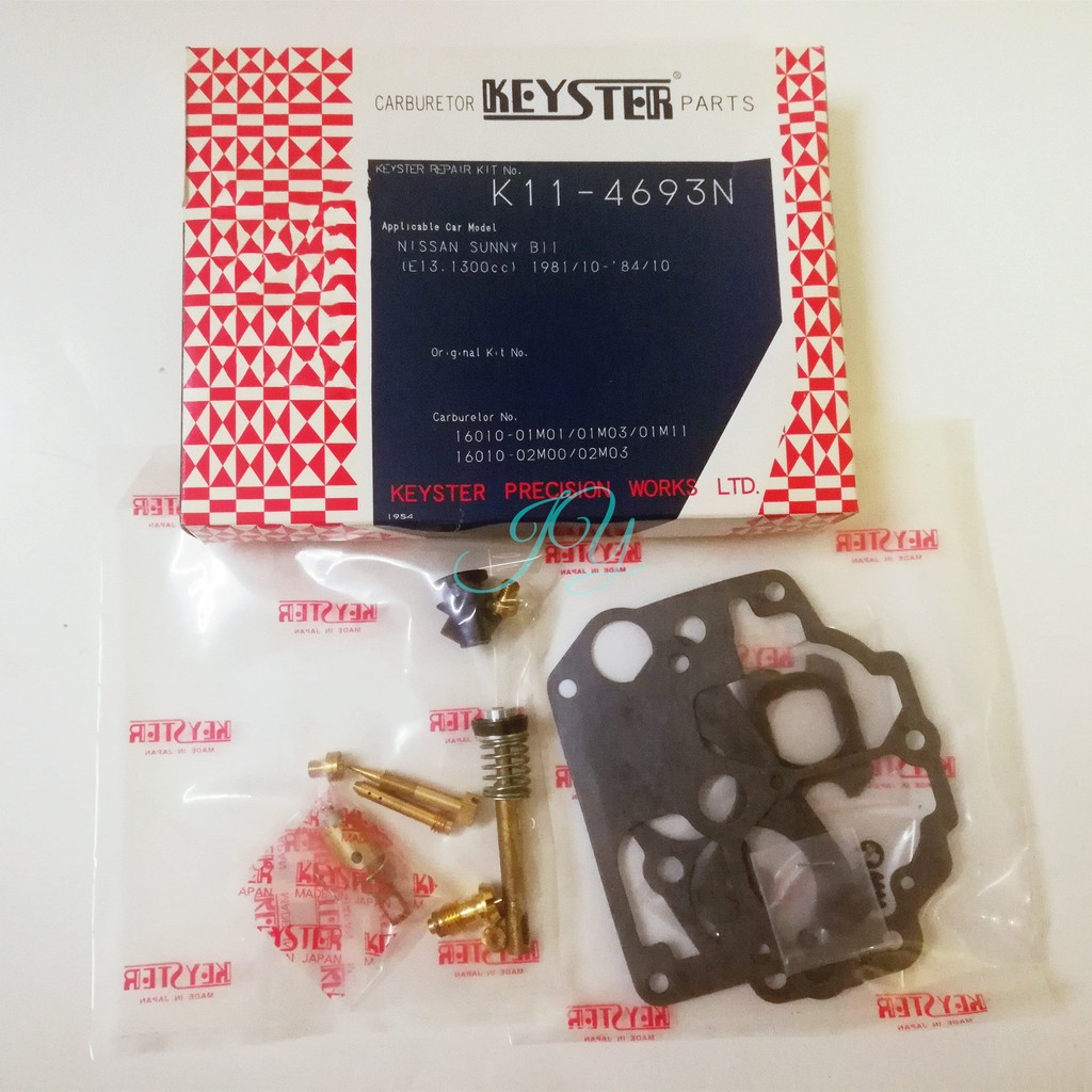 Keyster Carburetor Kit (Made in Japan) Proton Saga 12V Iswara Wira Kancil 660 C120 C22 B11 130Y