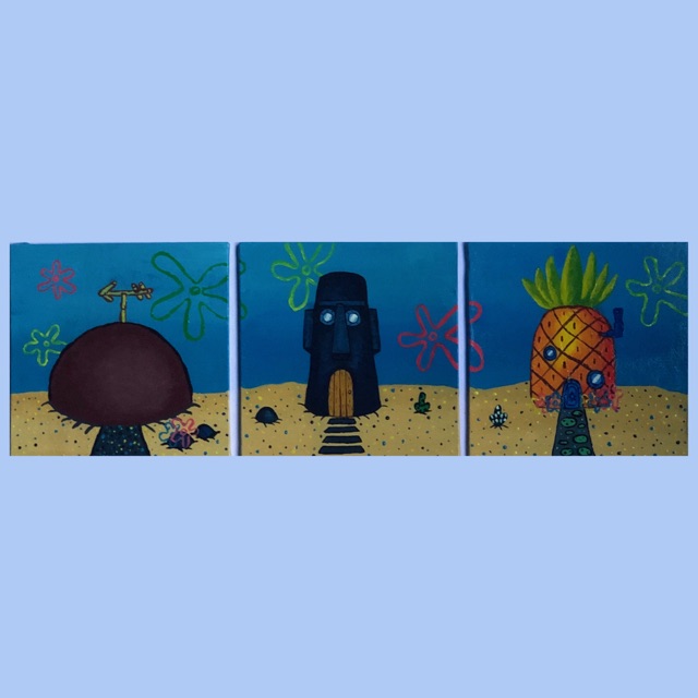 Spongebob Patrick Squidward House