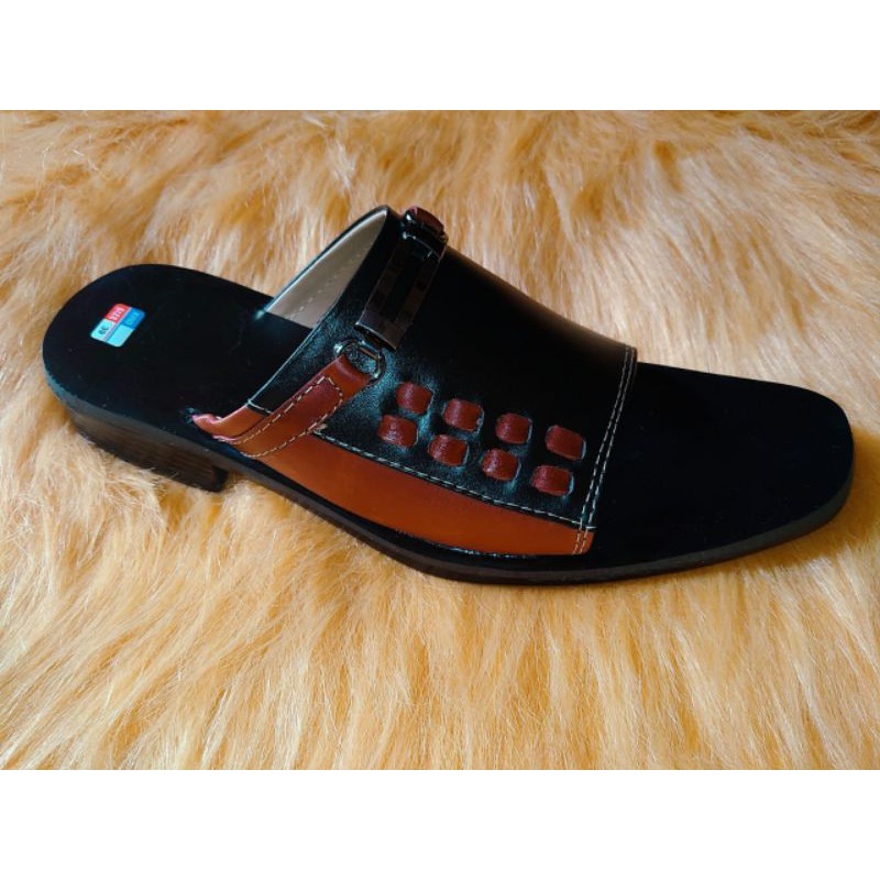 100% Genuine Leather Slippers | Shopee Malaysia