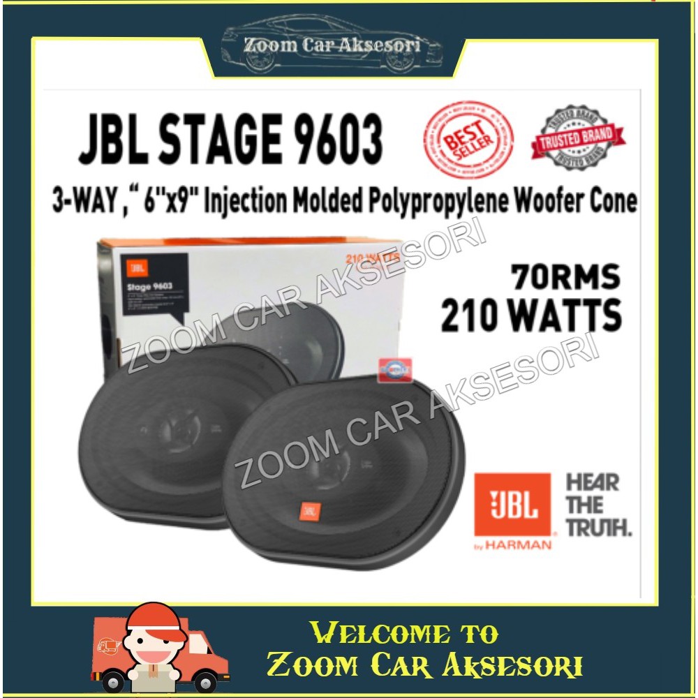 JBL Stage 9603 Stage Series high quality Speaker 6" x 9" 3 Way Speakers Shopee Malaysia