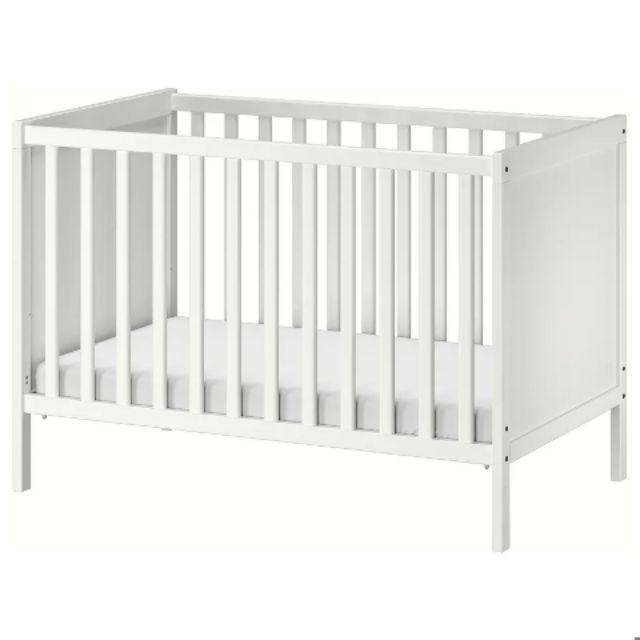 Baby Cot Baby Crib Bedside Cot 60x120 cm (SNIGLAR