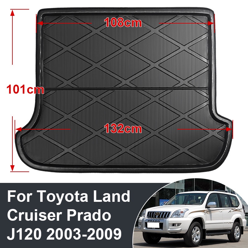 Boot Mat Rear Trunk Cargo Fit For Toyota Land Cruiser Prado J120 2003