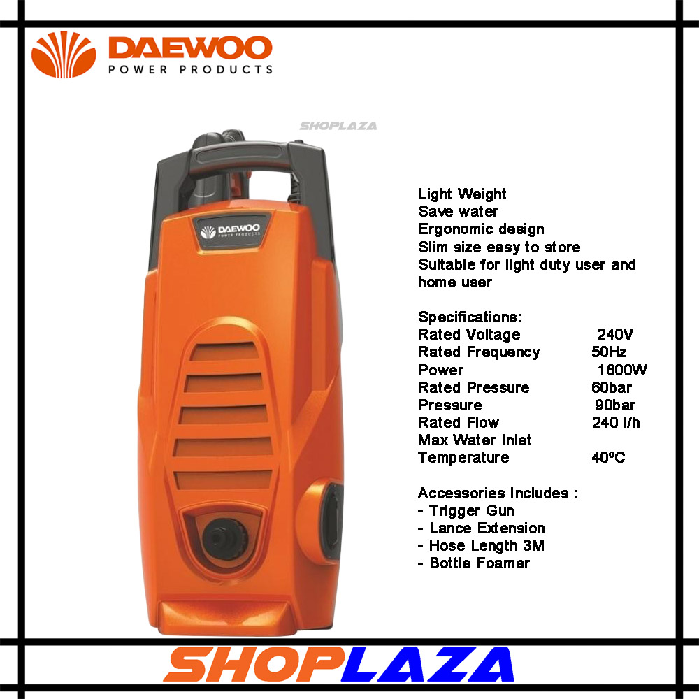 DAEWOO DAX65-100 HIGH PRESSURE WATER JET / 1400W Allefix Car Polisher 7 ...