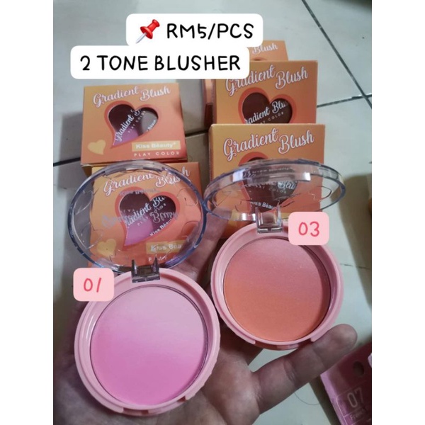 KISS BEAUTY GRADIENT BLUSH | Shopee Malaysia