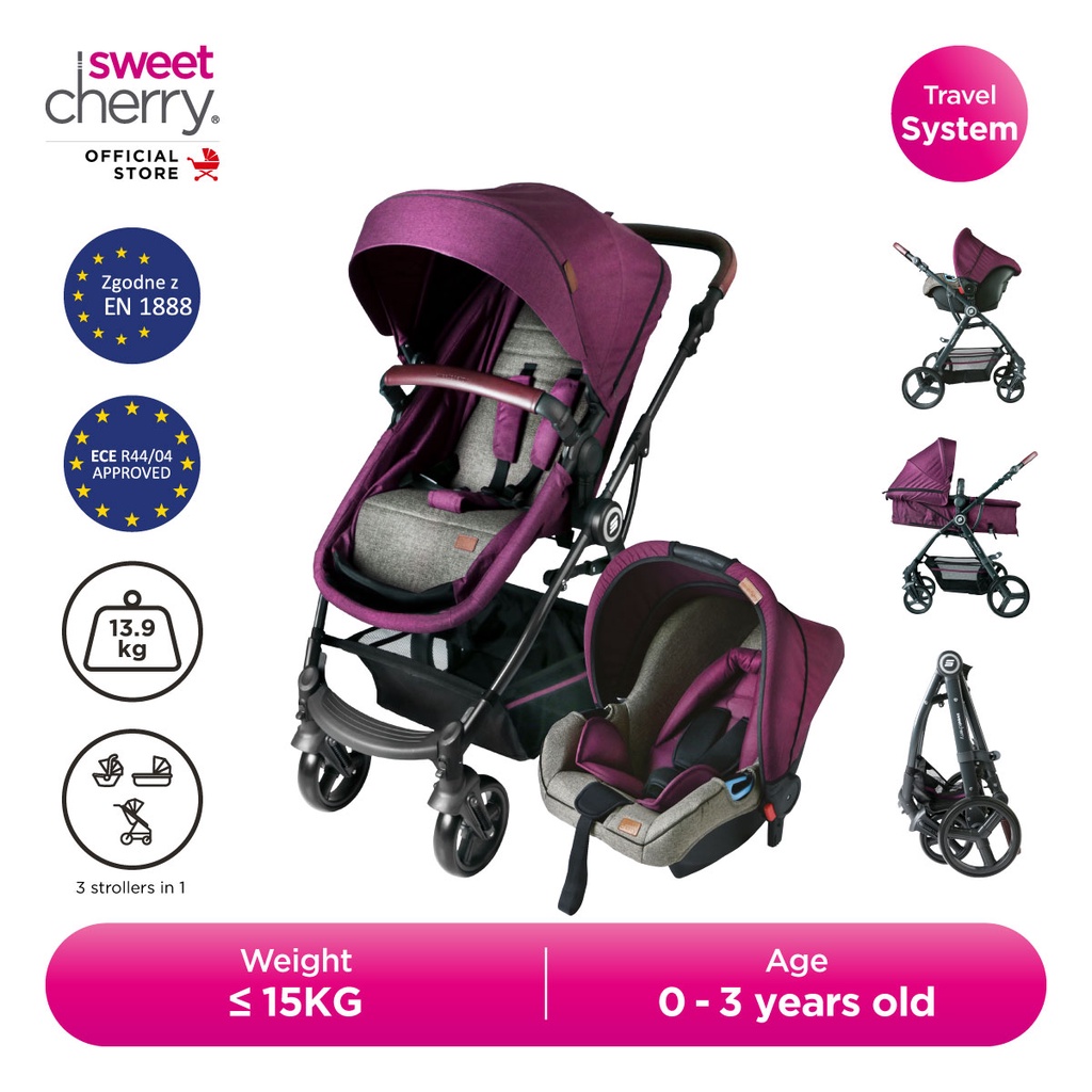 Sweet cherry store vetro stroller