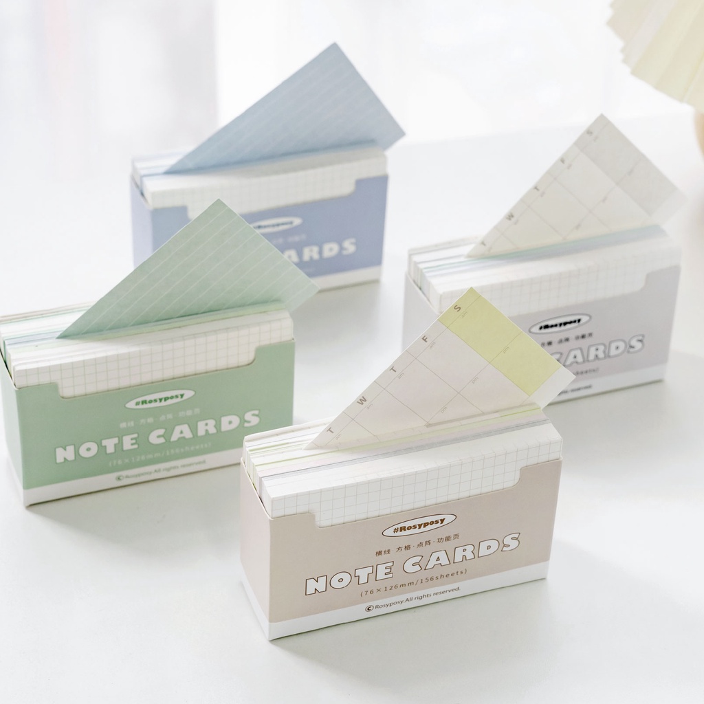 Cdaily|{Memory Milk Brick} Index Card ins Salt Series Plan Note Paper ...
