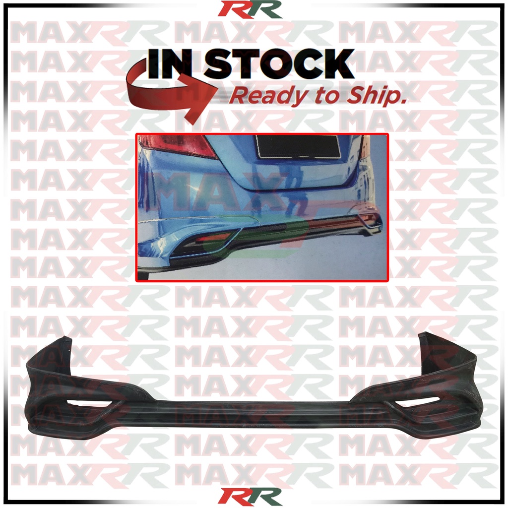 Perodua Bezza (2016) GEAR UP OEM Rear Back Bumper Skirt Skirting Lower ...