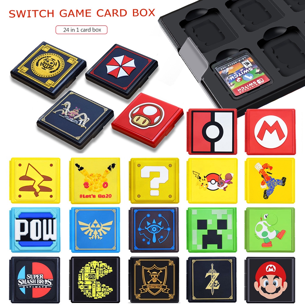 Zelda switch sale game card case