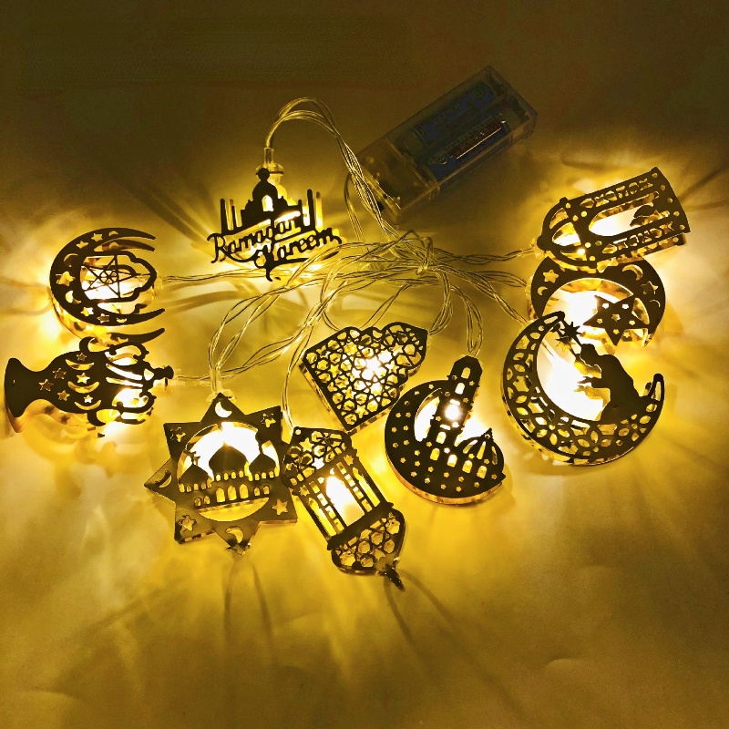 10Leds Eid Mubarak Light Eid Kareem Ramadan Moon Castle Palace ...