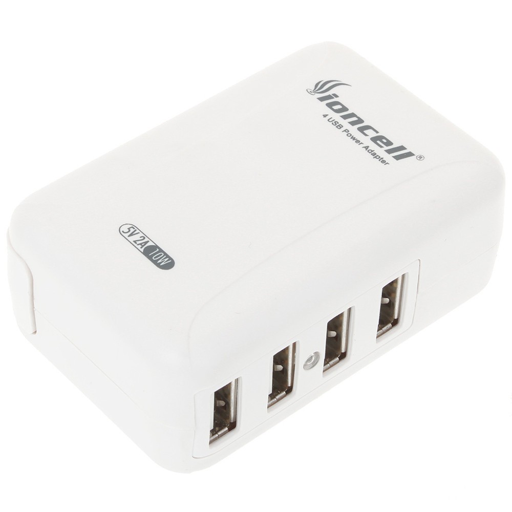 Universal 4-PORT USB Power Travel Adapter Kit (US/UK/EU/AU Plugs ...