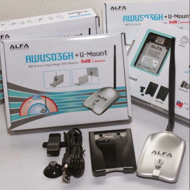 💥Genuine💥 Alfa AWUS036H USB 2.0 WiFi Adapter WiFi Booster Wireless-G ...