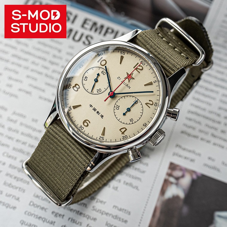 S-MOD Pilot China 1963 Mechanical Chronograph 40mm Hand Winding ...