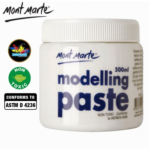 Mont Marte Arcylic & Oil Medium 500ml (Gesso / Modeling Paste / Impasto