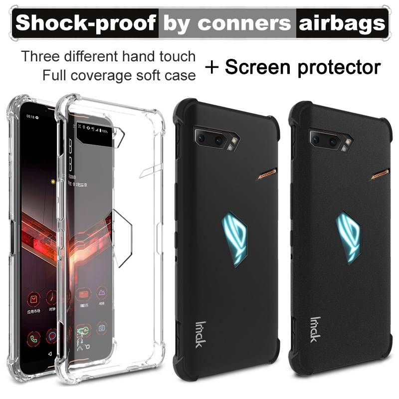 Imak for ASUS Rog Phone II ZS660KL Shockproof Soft TPU Case Rog Phone 2 ...