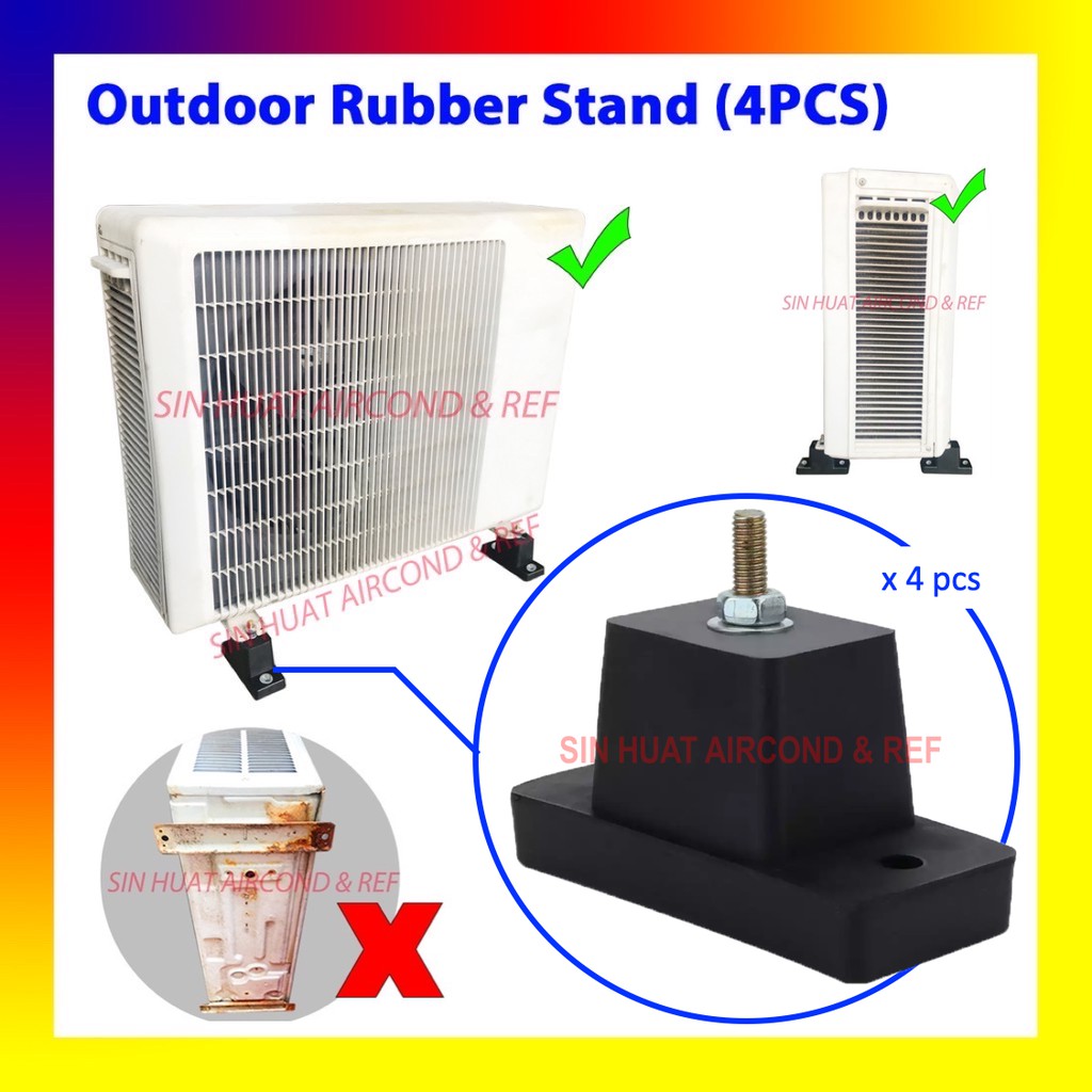 Rubber Stand for Aircond Anti Vibration Rusting Air Conditioner Rubber